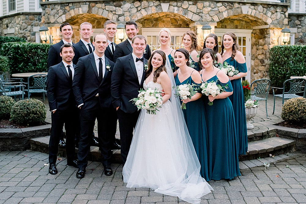 wedding party at Olde Mill Inn