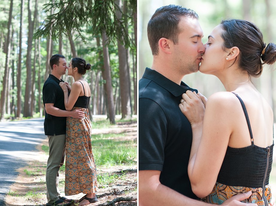 © Nicole D Photography | Stephanie & Mike Woodsy Engagement