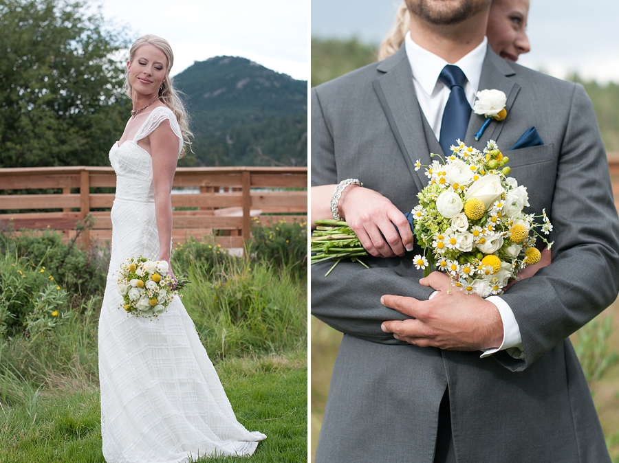 © Nicole D Photography | Yellow and blue Colorado wedding