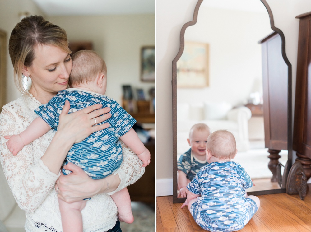 New York lifestyle newborn photographer